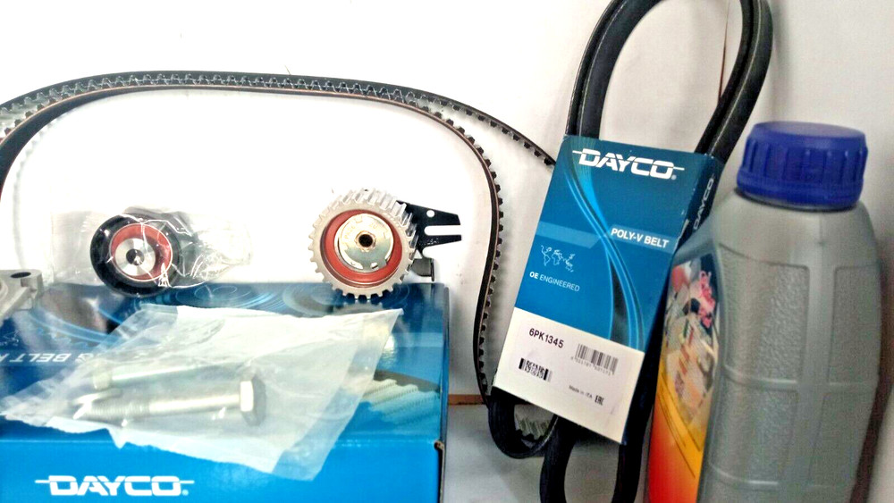 Water pump distribution kit belt services for Lancia Delta III-Musa 1.6 DMJT