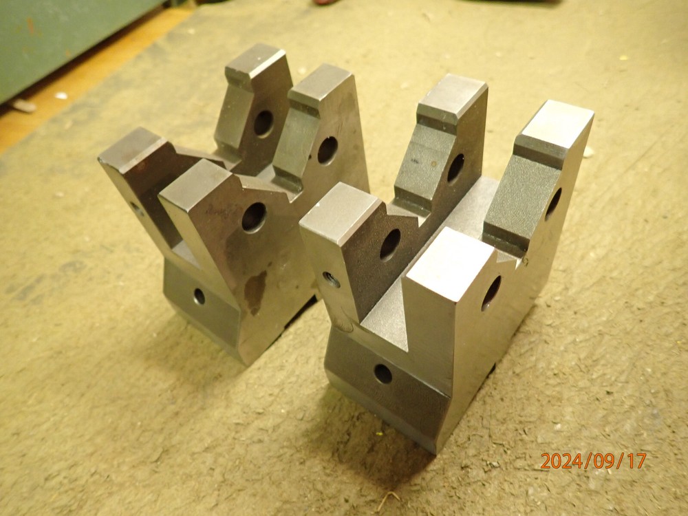 2 V-BLOCKS JIG FIXTURE SETUP MACHINIST TOOLING