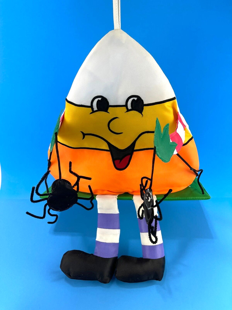 Halloween - Candy Corn On a Swing - Hanging Decoration