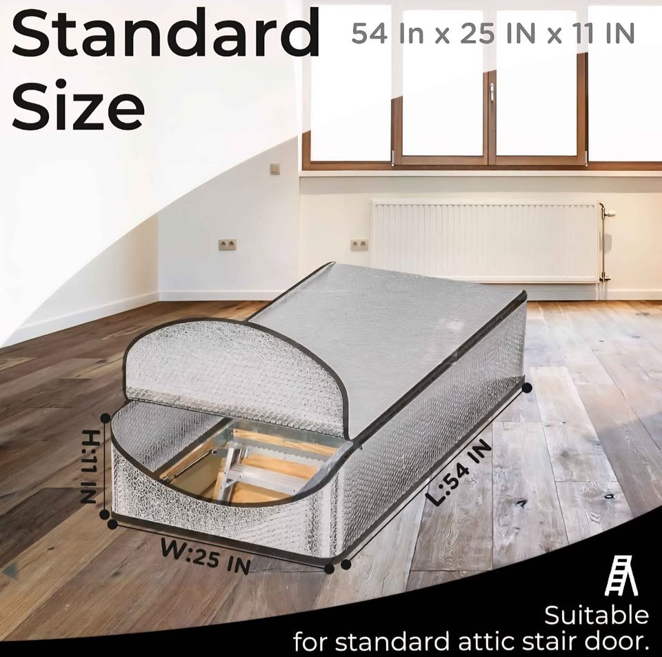 Attic Stairway Insulation Cover