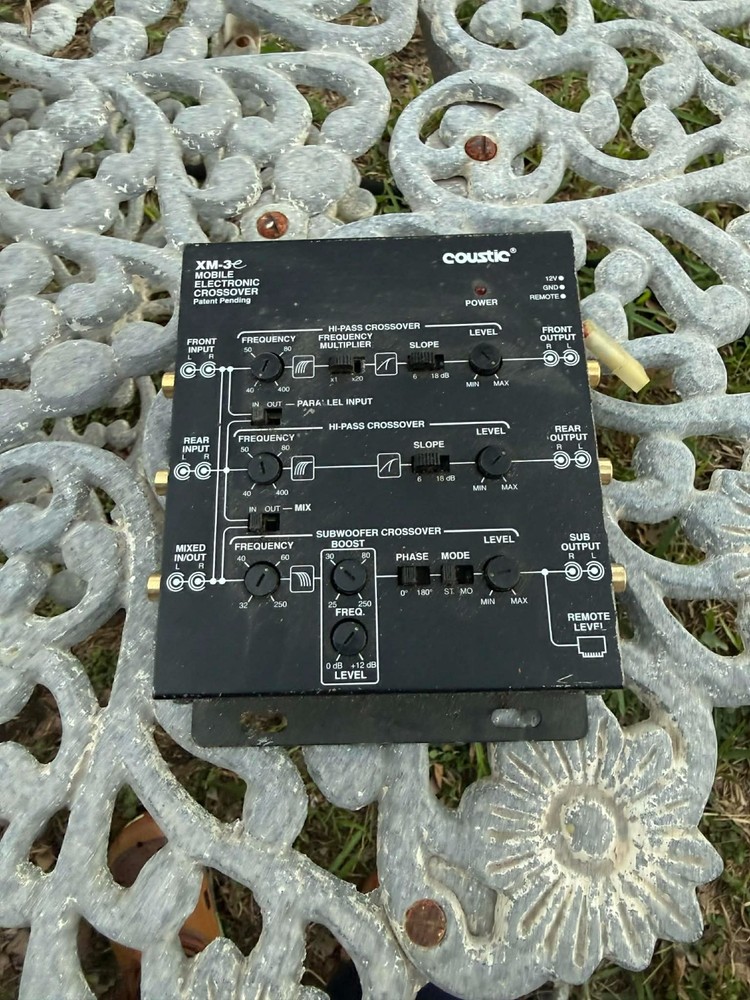 COUSTIC XM-1e Mobile Electronic Crossover