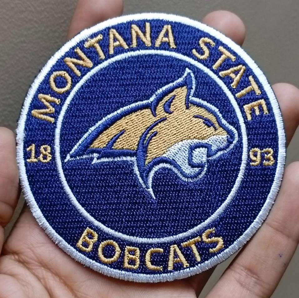 Montana State Bobcats NCAA Team Logo Iron On Patch-Sew Patch-Embroidered Patch
