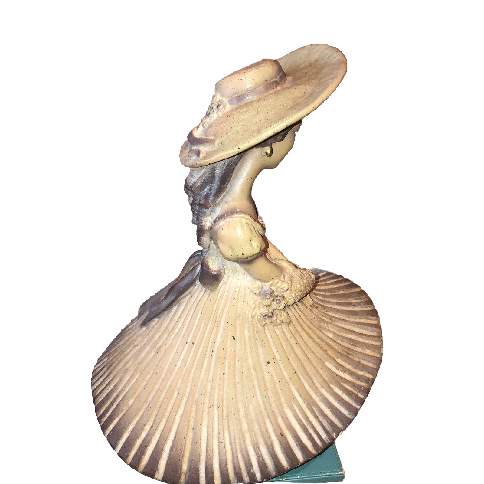 1975 Universal Statuary Garden Sculpture Figurine 12” Southern Belle Girl 😊