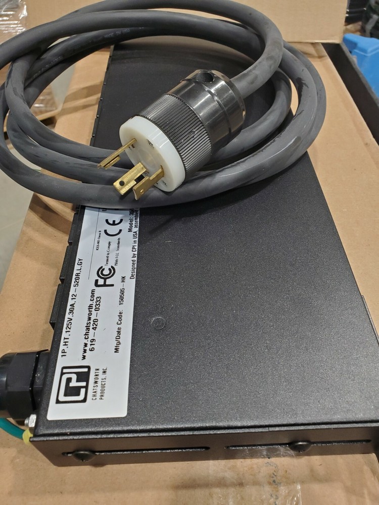 CPI 35693-112 BASIC HORIZONTAL RACK MOUNT PDU 30A