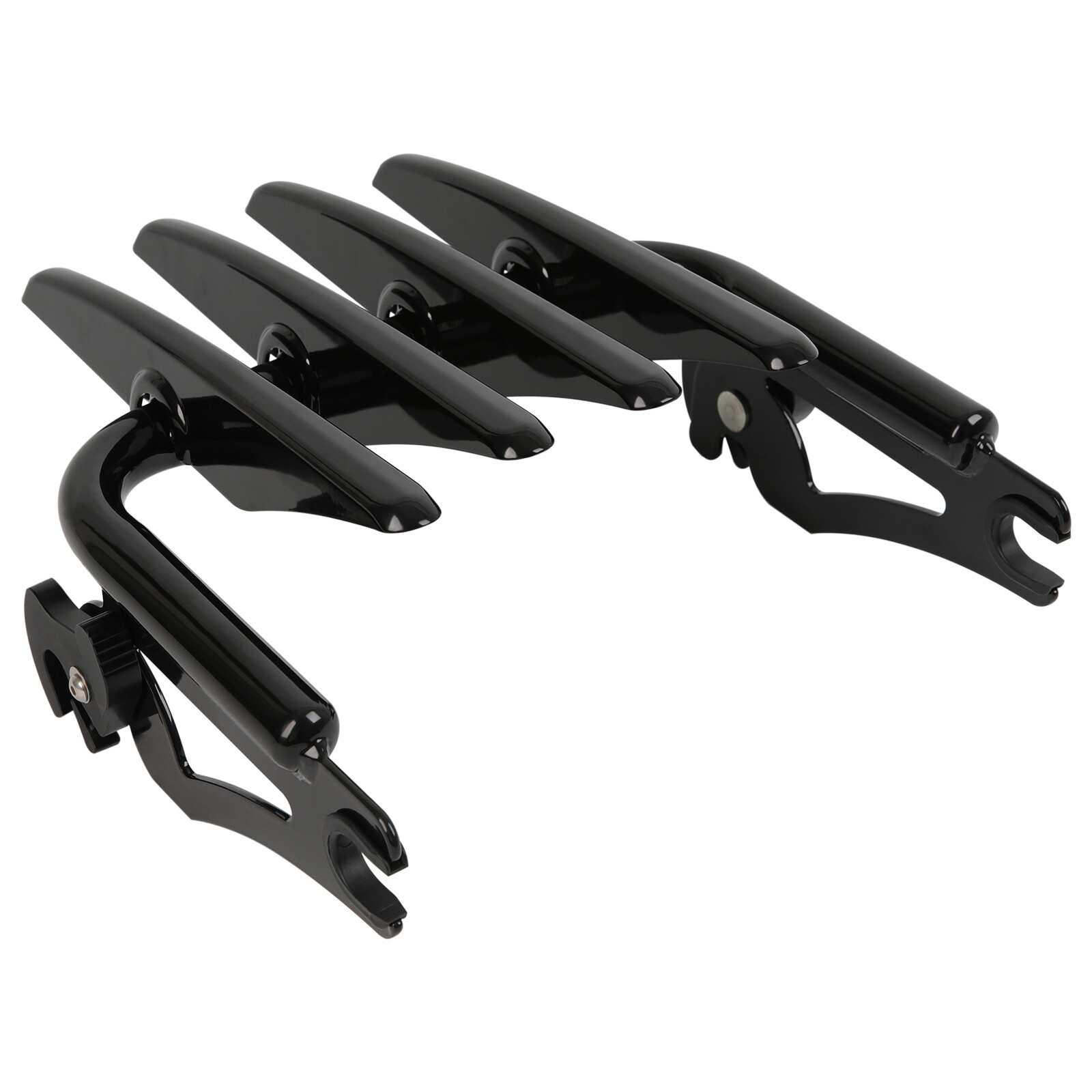 22" Sissy Bar Backrest & Stealth Luggage Rack For Harley Street Road Glide King