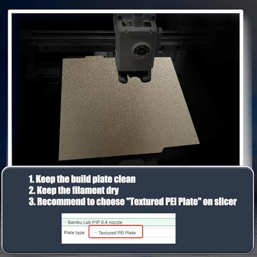 3D Printer Platform Double Sided Textured 184x184mm Double Side Textured PEI