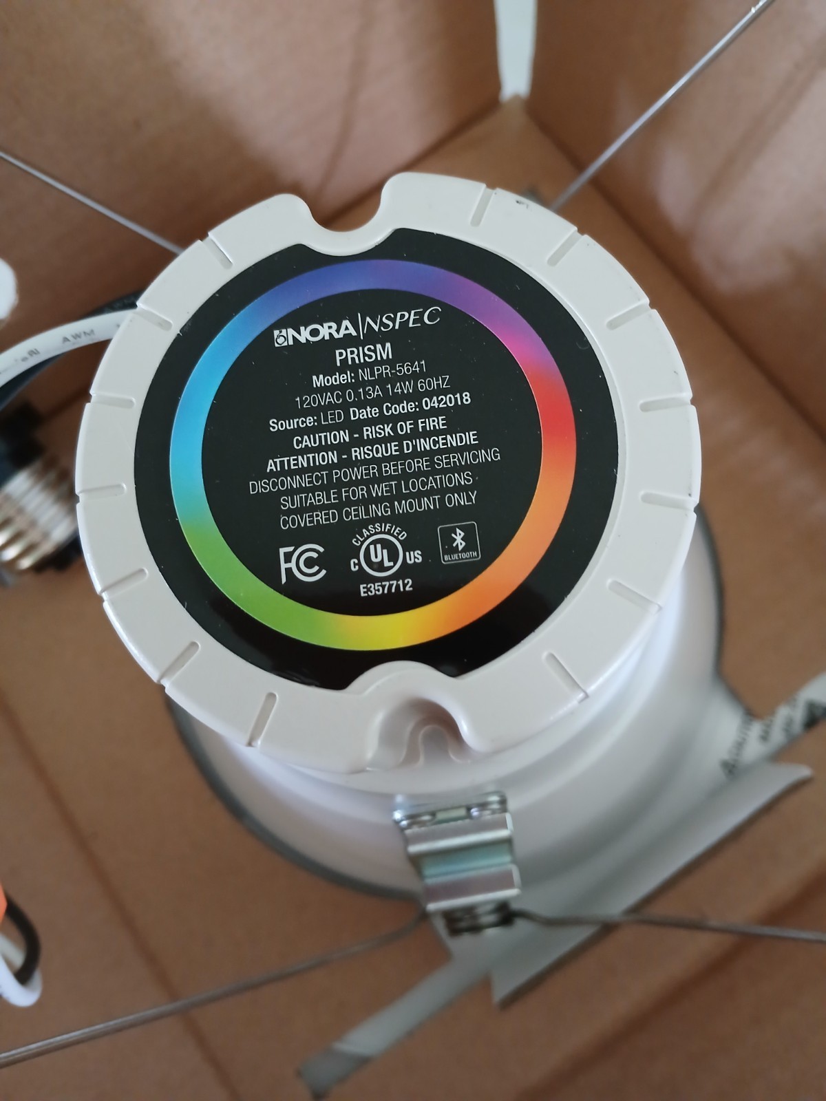 NORA PRISM NLPR-5641. 5"/6" Smart LED RGBW Retrofit Downlight-NEW. Free Shipping