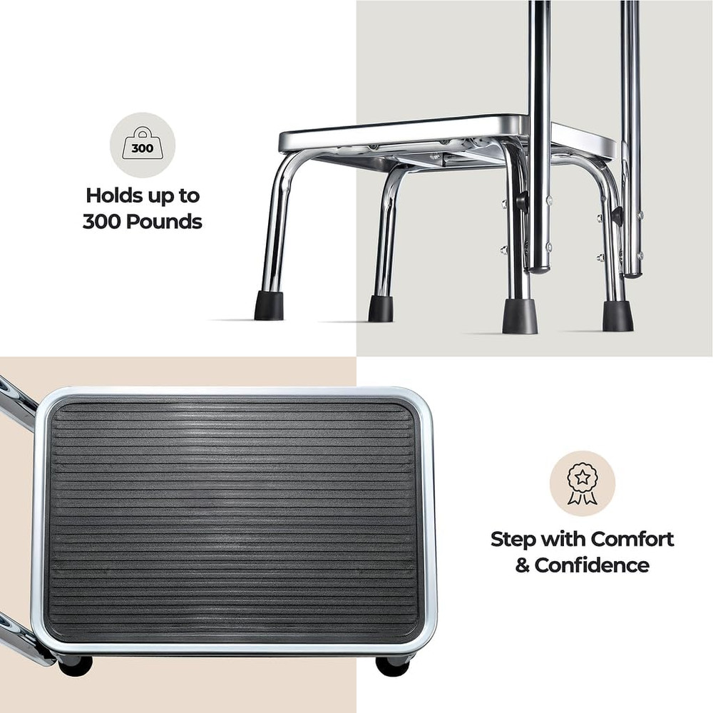 Step Stool with Handle for Adults Step stools with Handle for Elderly for Bed Ch