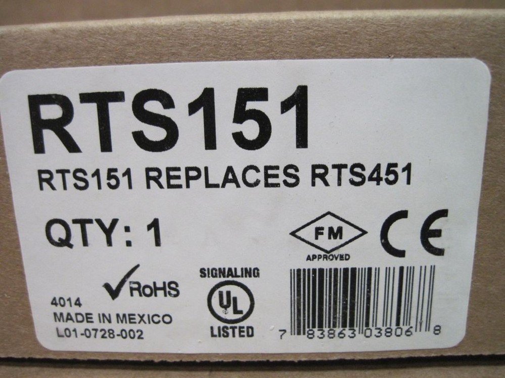 System Sensor RTS151 Remote Test Station Fire Alarm