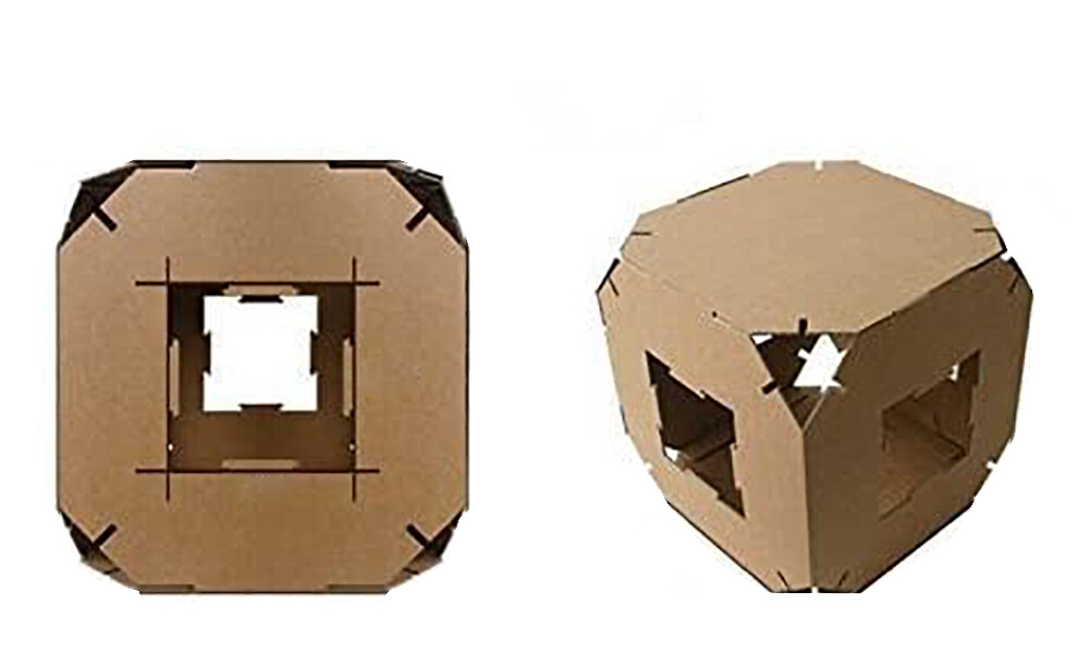CAT DREAM HOUSE - NINE PIECE STACKABLE CUBE TOWER