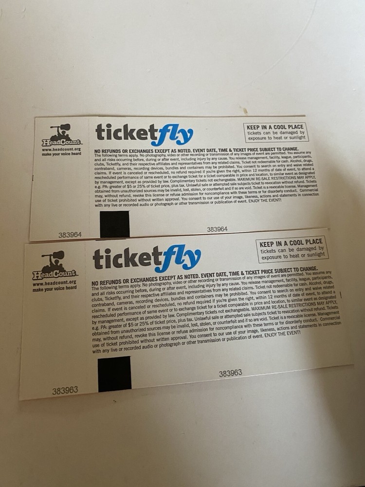 Concert Ticket Stub 2013 Albert Lee Rams Head MD