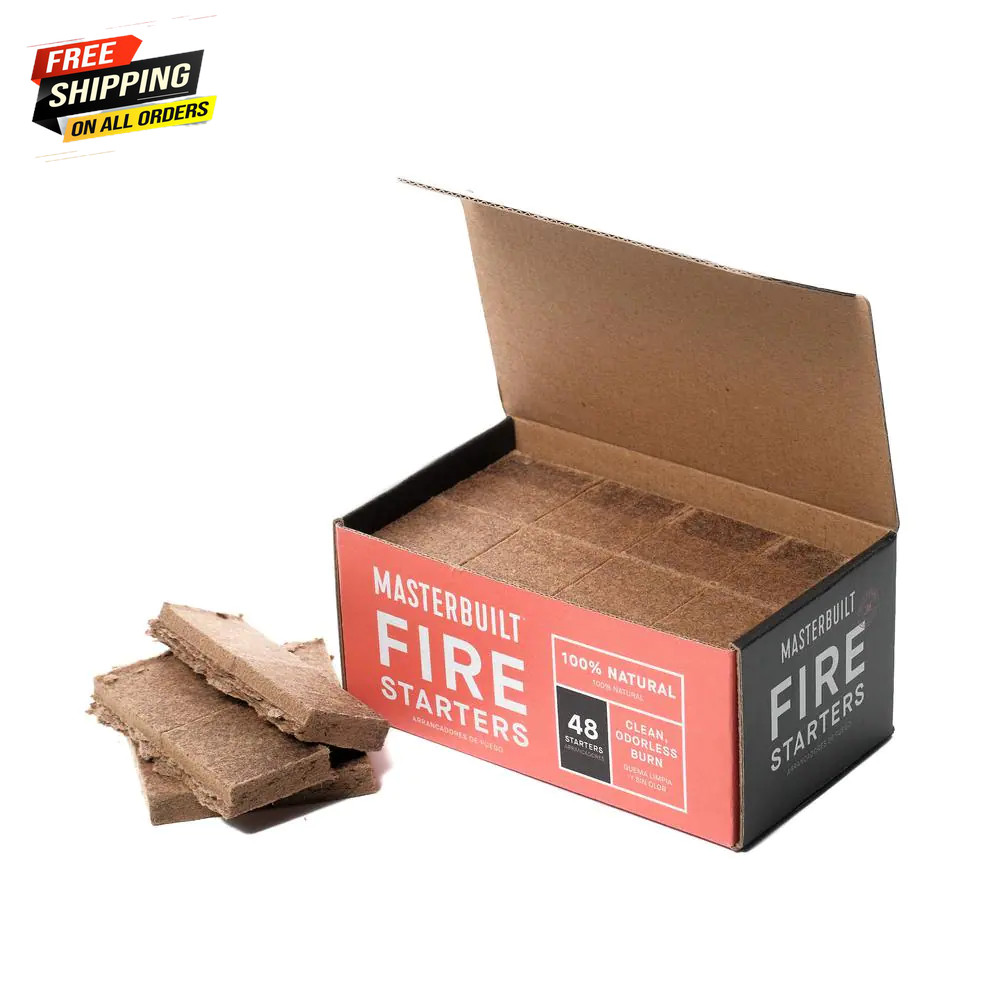 Masterbuilt Fire Starters Clean Odorless Burn 48 Count