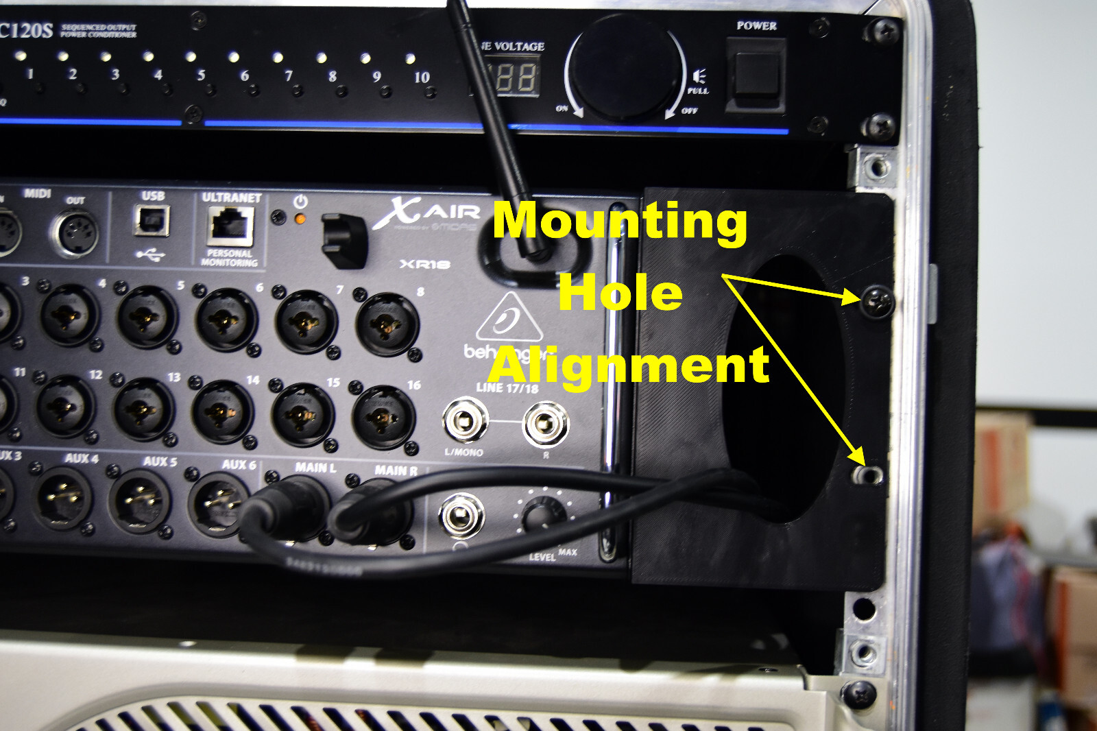 Improved - Rack Ears - Behringer XR16 XR18 SD16 & Midas MR16 MR18 Digital Mixers