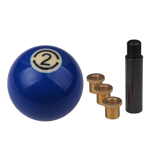 Pool Ball Rod Shift Knobs Gear Shift Knobs Billiard Ball Rod Stick Blue 2X