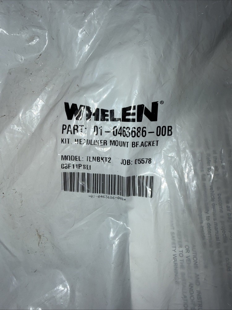 Whelen TLNBKT2 Mounting Headliner Bracket TN Series