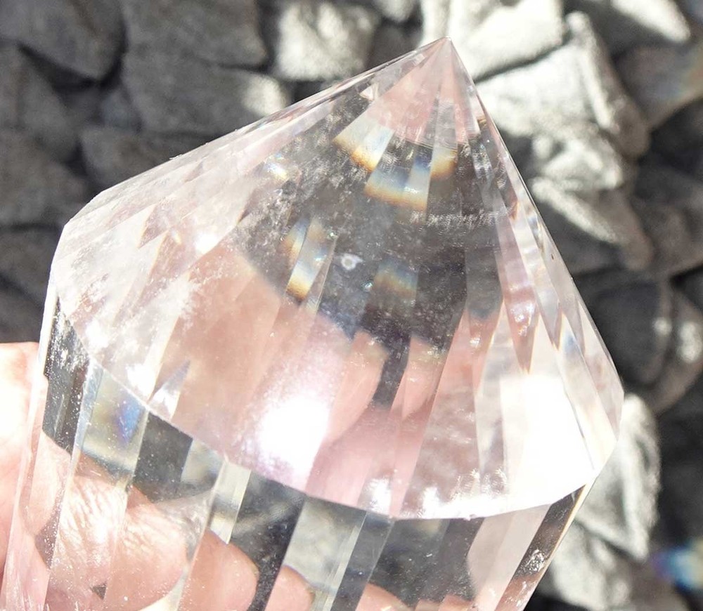 Clear Quartz Vogel 24-sided Crystal - v2002