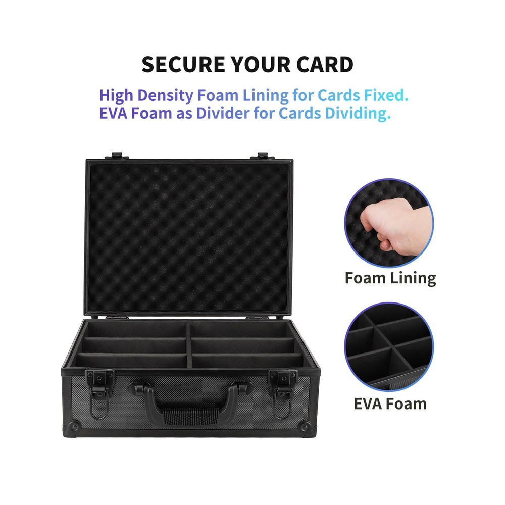 Toploader Storage Box for 3" x 4" 35pt Rigid Card, Top Loader Card Storage Ha...