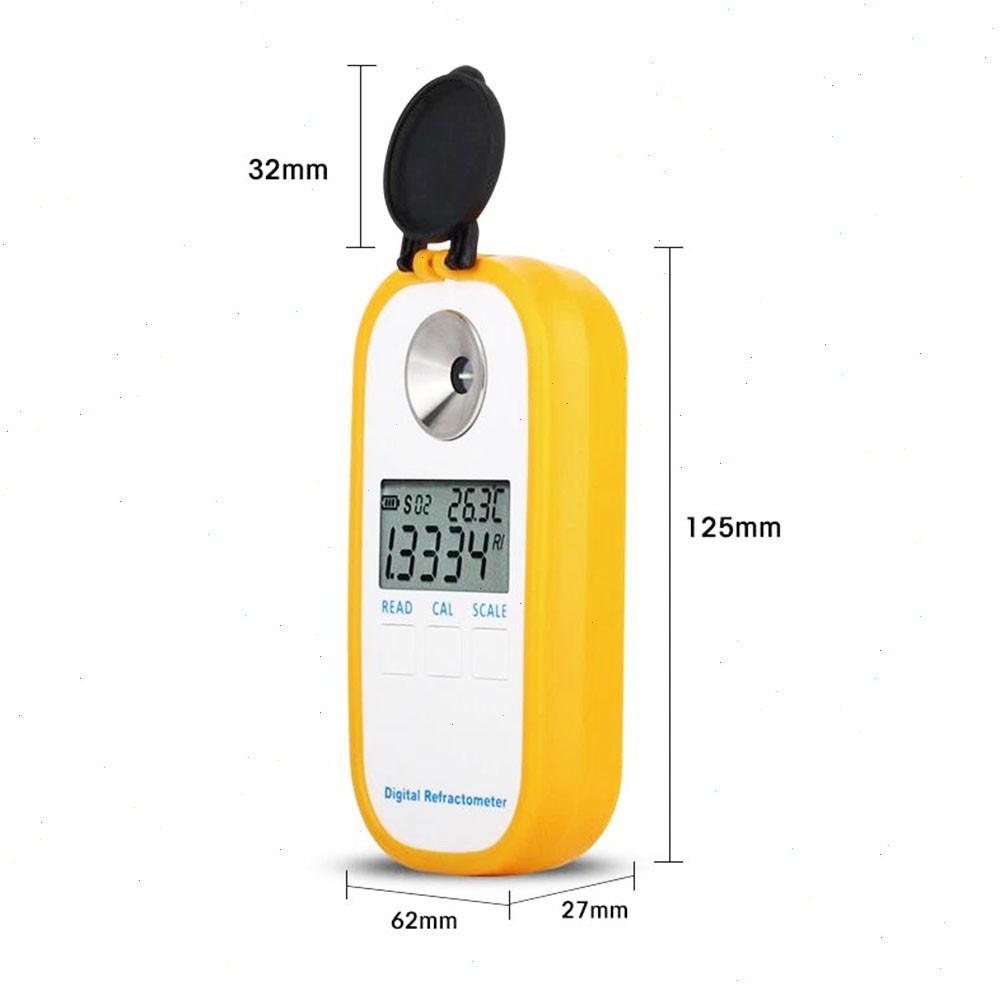 Portable Refractometer with Measuring Range 0 to 50% Honey Sugar Content Meter