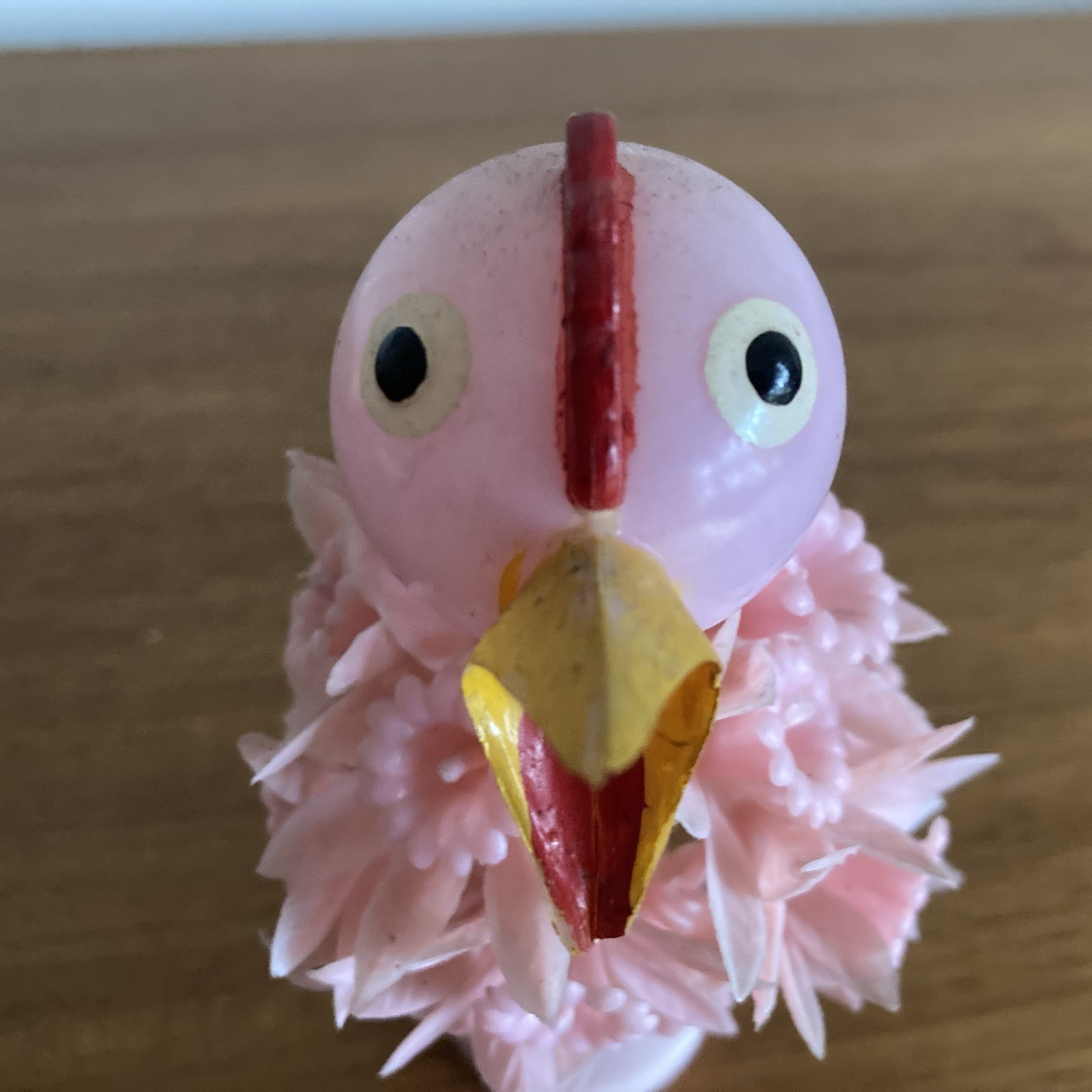 vintage mid century plastic Easter chick, Hong Kong