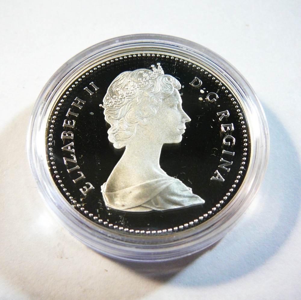 CANADA 1986 VANCOUVER SILVER TRAIN DOLLAR UNC