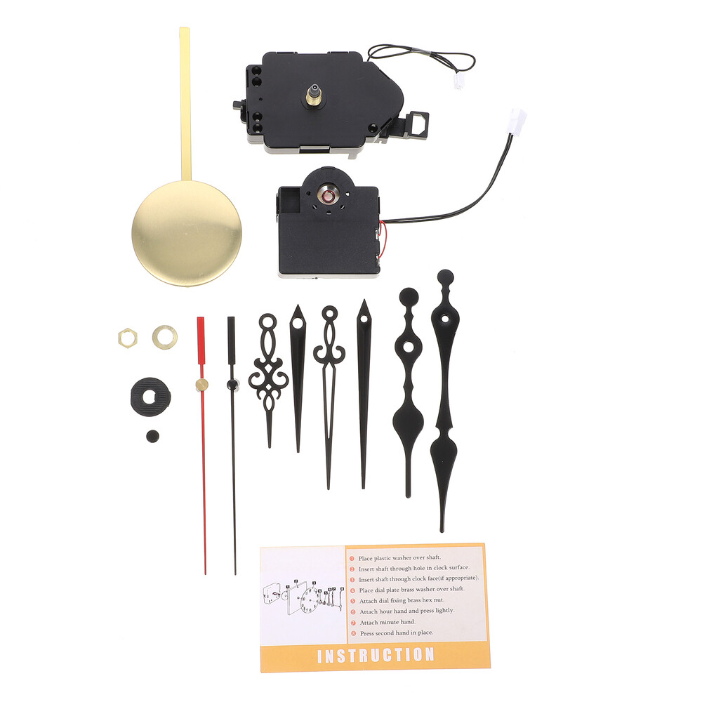 1 Set clock replacement mechanism Clock Hands And Motor Kit replacement