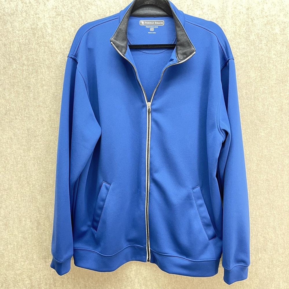 Pebble Beach Performance Zip Up Jacket Size XL