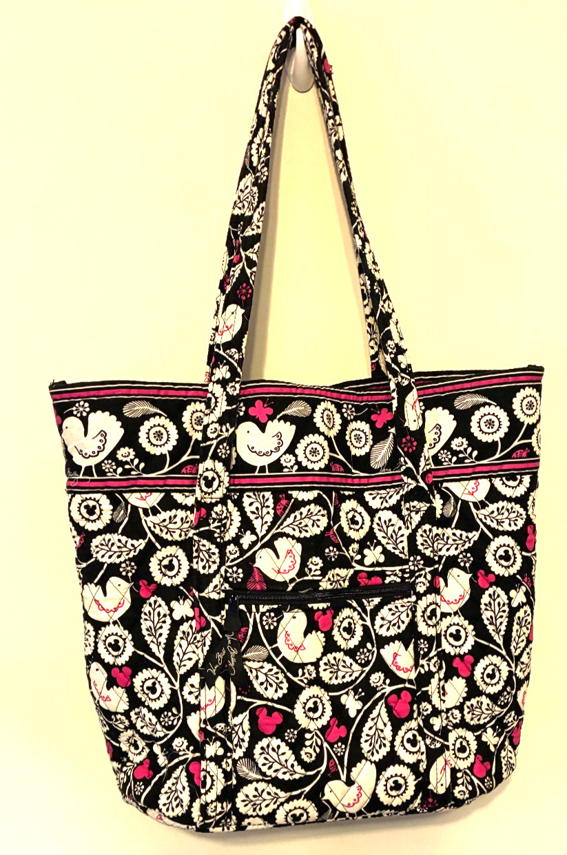 Vera Bradley Disney Parks World Land Mickey Mouse Meets Birdie Toggle Tote Bag