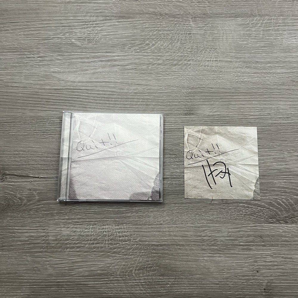 Hardy Signed Quit!! CD Insert Art Card Authentic Autograph