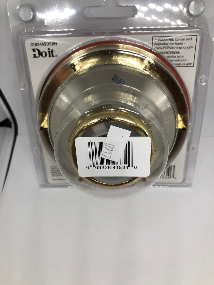 Do it Solid Brass BRUSHED NICKEL Basket Strainer Assembly 438995 Tarnish Free