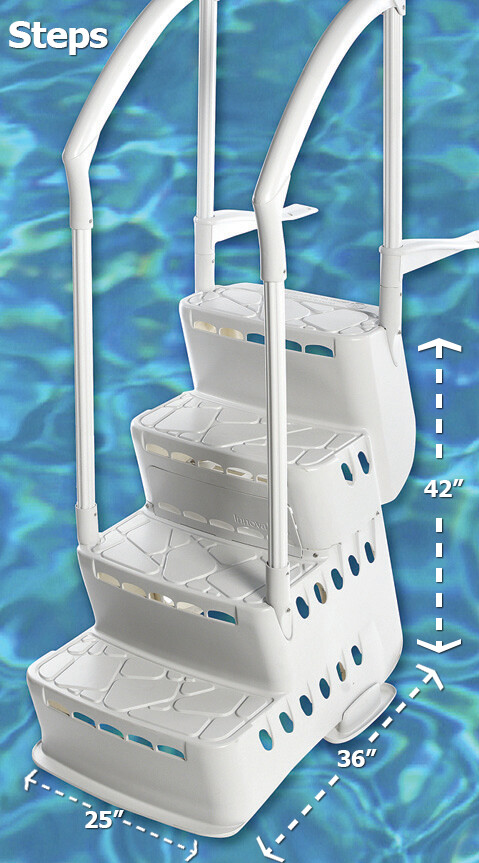 BiltMor Above Ground Step and LED Light System (Various Options)