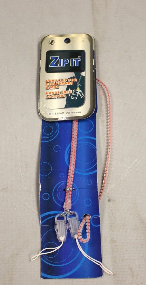 Zip It Cellphone Lanyard - New