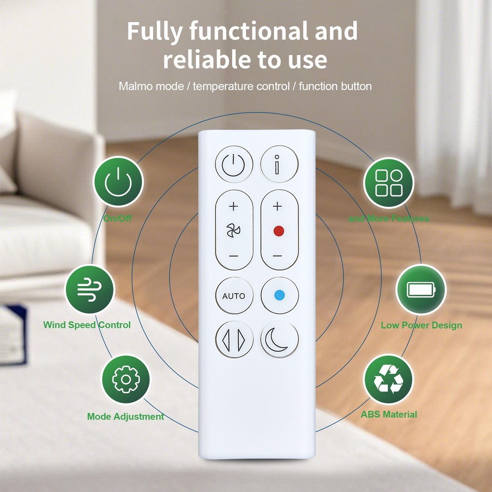 Replacement Remote Control For Dyson Purifier Hot+Cool Gen1 HP10