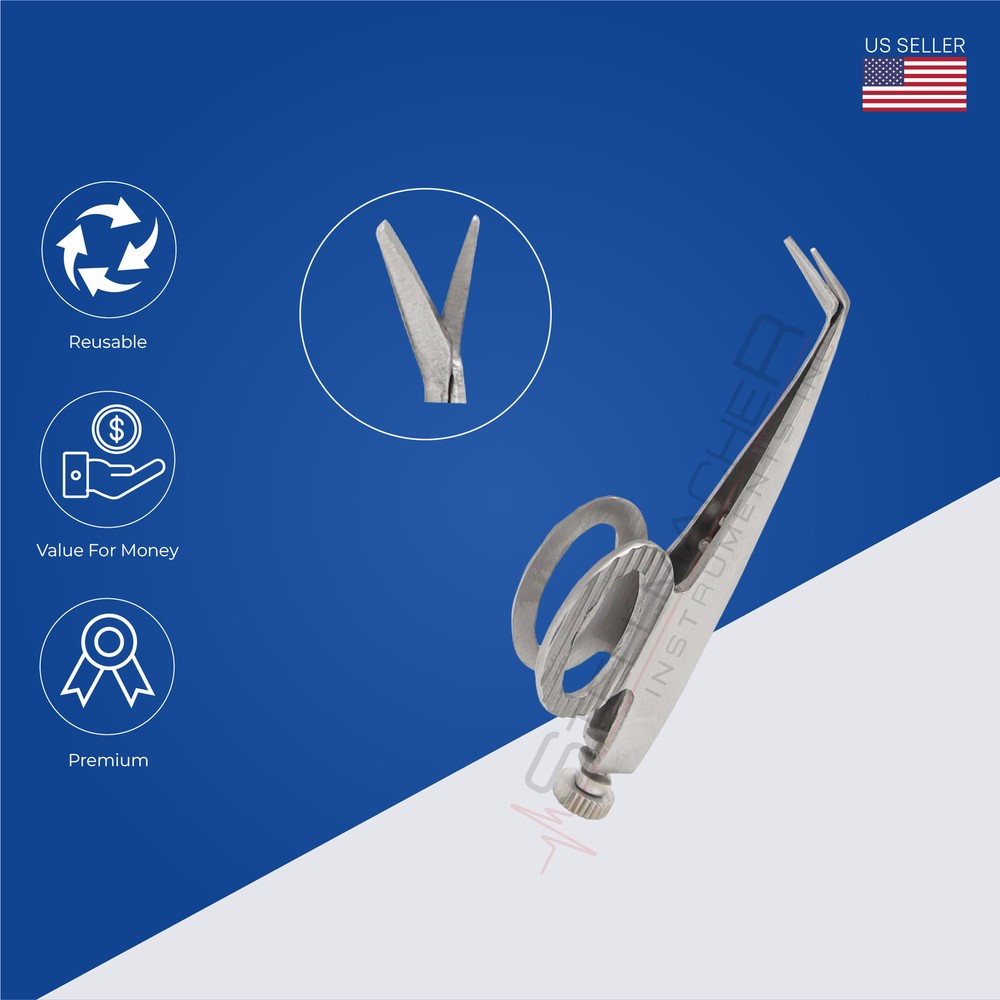 Barraquer, De Weckers Scissors, overall length 6 cm