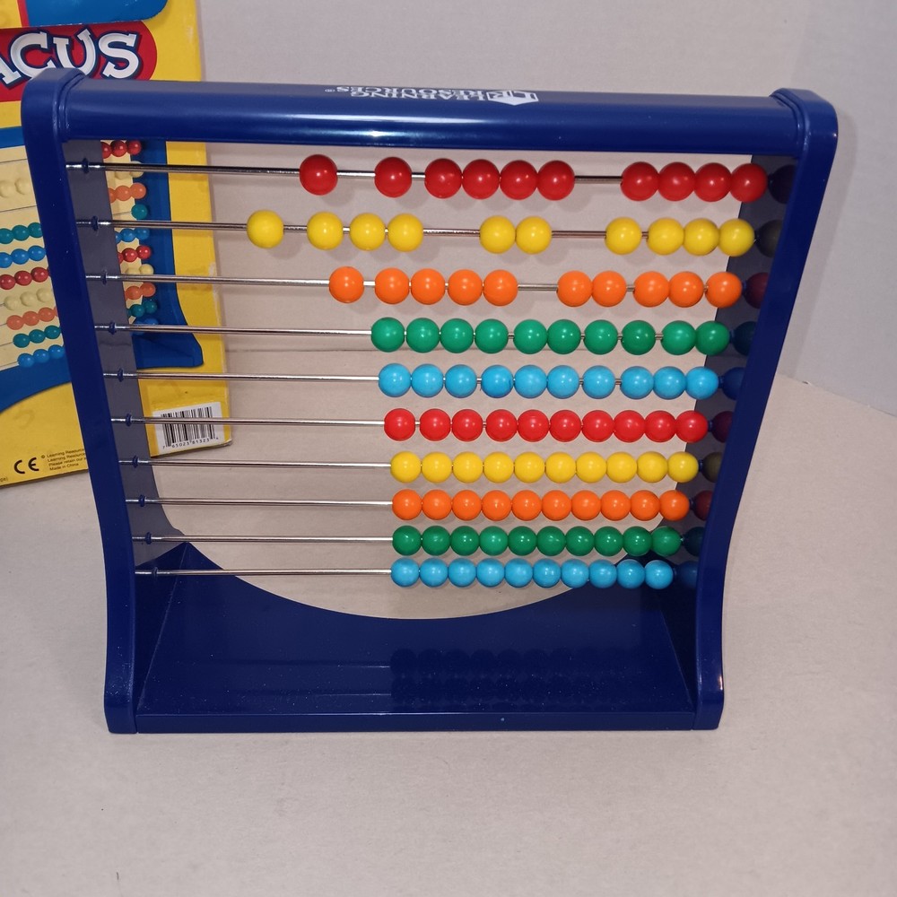 Learning Resources Ten-Row Abacus, Math, Addition,Subtraction,Homeschool
