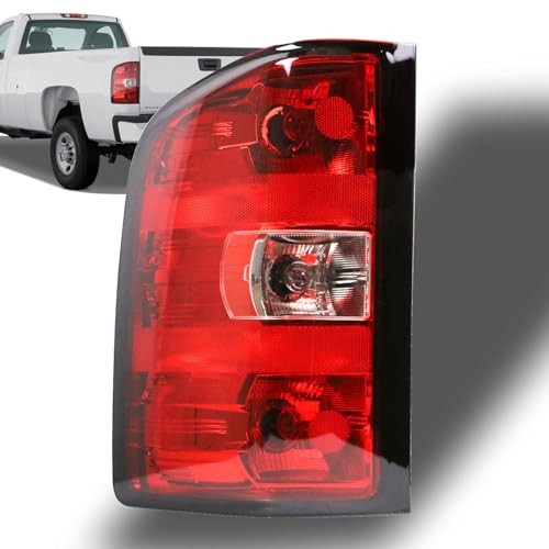 Tail Light Assembly Compatible With 2007-2013 Chevy Silverado Left Driver Side
