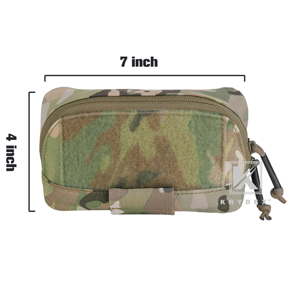 KRYDEX Tactical Admin Pouch Utility Pouch Pack BELT / MOLLE Back Storage Panel