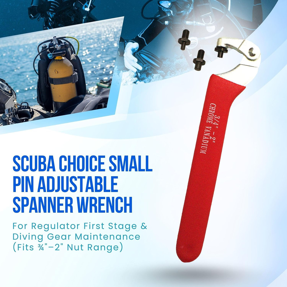 Scuba Diving Small Pin Adjustable Spanner Wrench