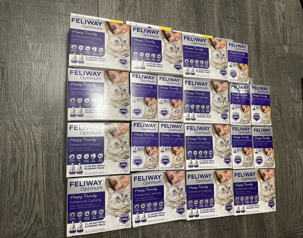Feliway Optimum Diffuser Refill 48ml ( Lot Of 31)