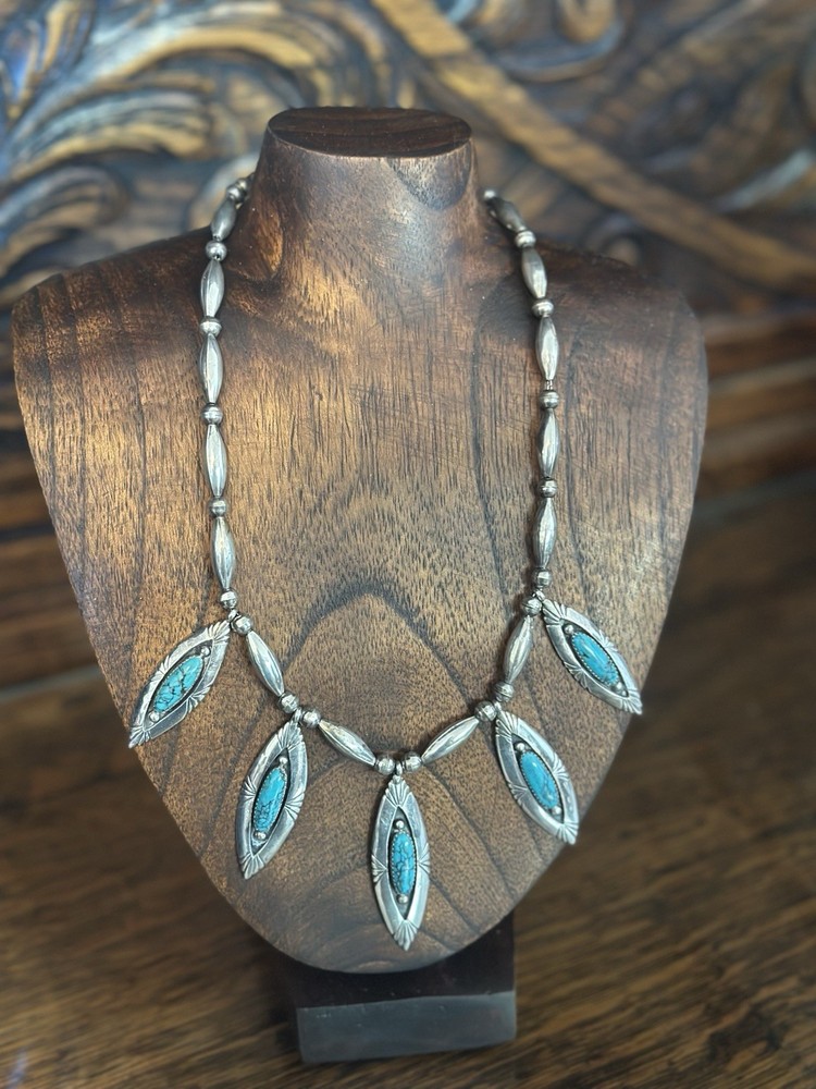 Sterling Turquoise Necklace