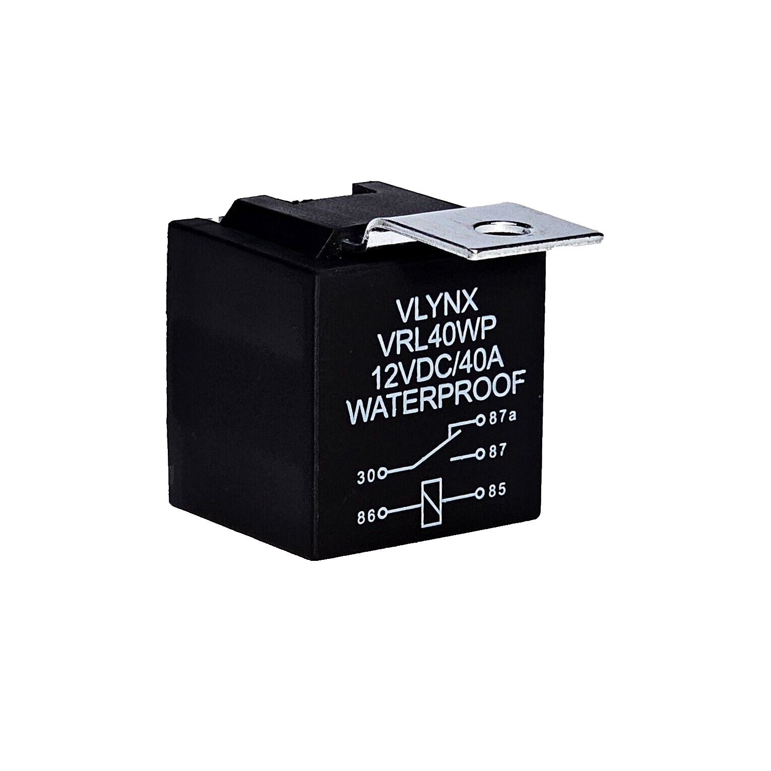 QTY1 CAR RELAY BOSCH STYLE 5 PIN 12V VOLT DC 40A WEATHERPROOF & WATERPROOF SPDT