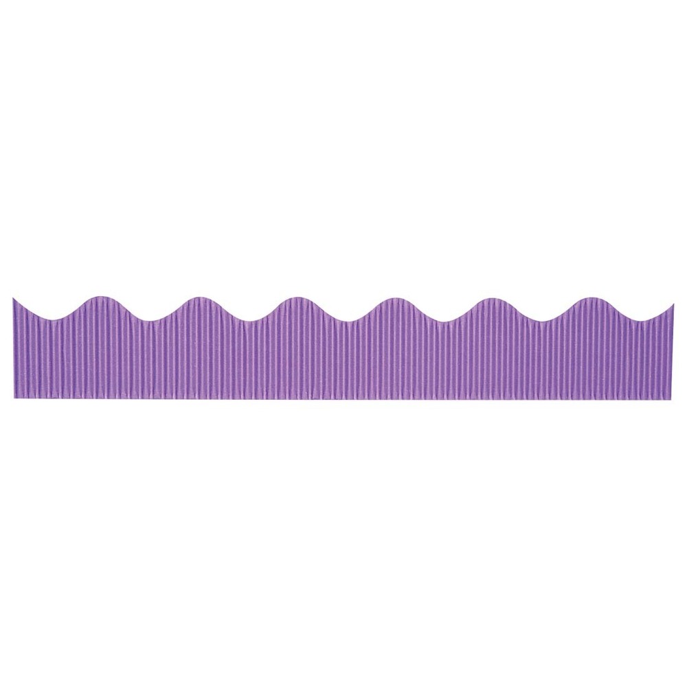 Solid Color Bordette Decorative Borders Violet