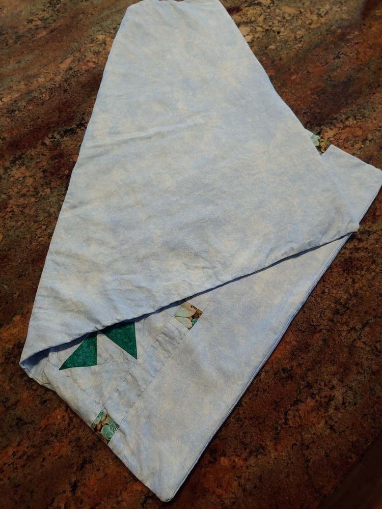 2 Machine Stitched STD Windmill Handmade Pillowcases Zip 25x18