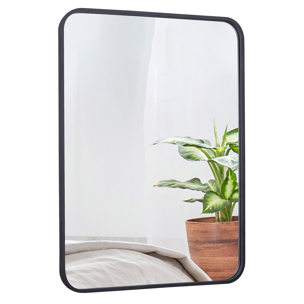 2PCS Wall Mirror for Bathroom Rectangular Metal Framed Vanity Mirror 22" X 30"