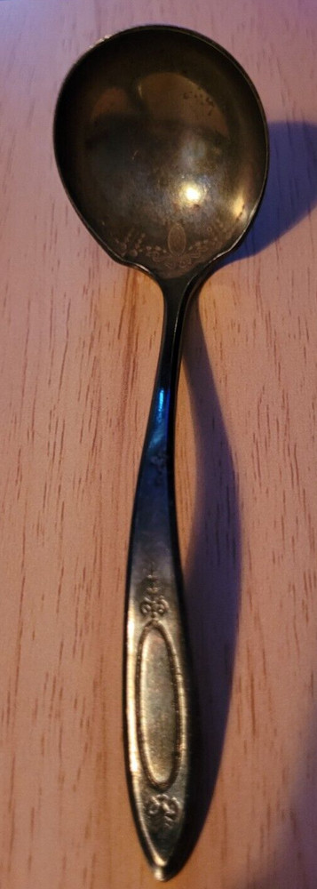 Vintage Community Plate Soup Spoon Silver Plated Tarnished Collectible Nice
