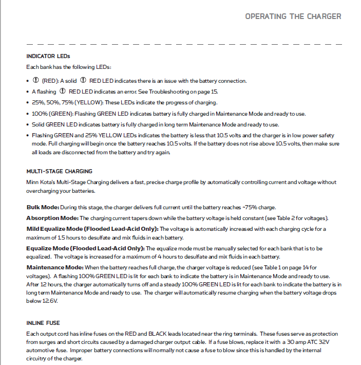 Cosmetic Damaged Minn Kota MK330PC 3 Bank On-Board Battery Charger