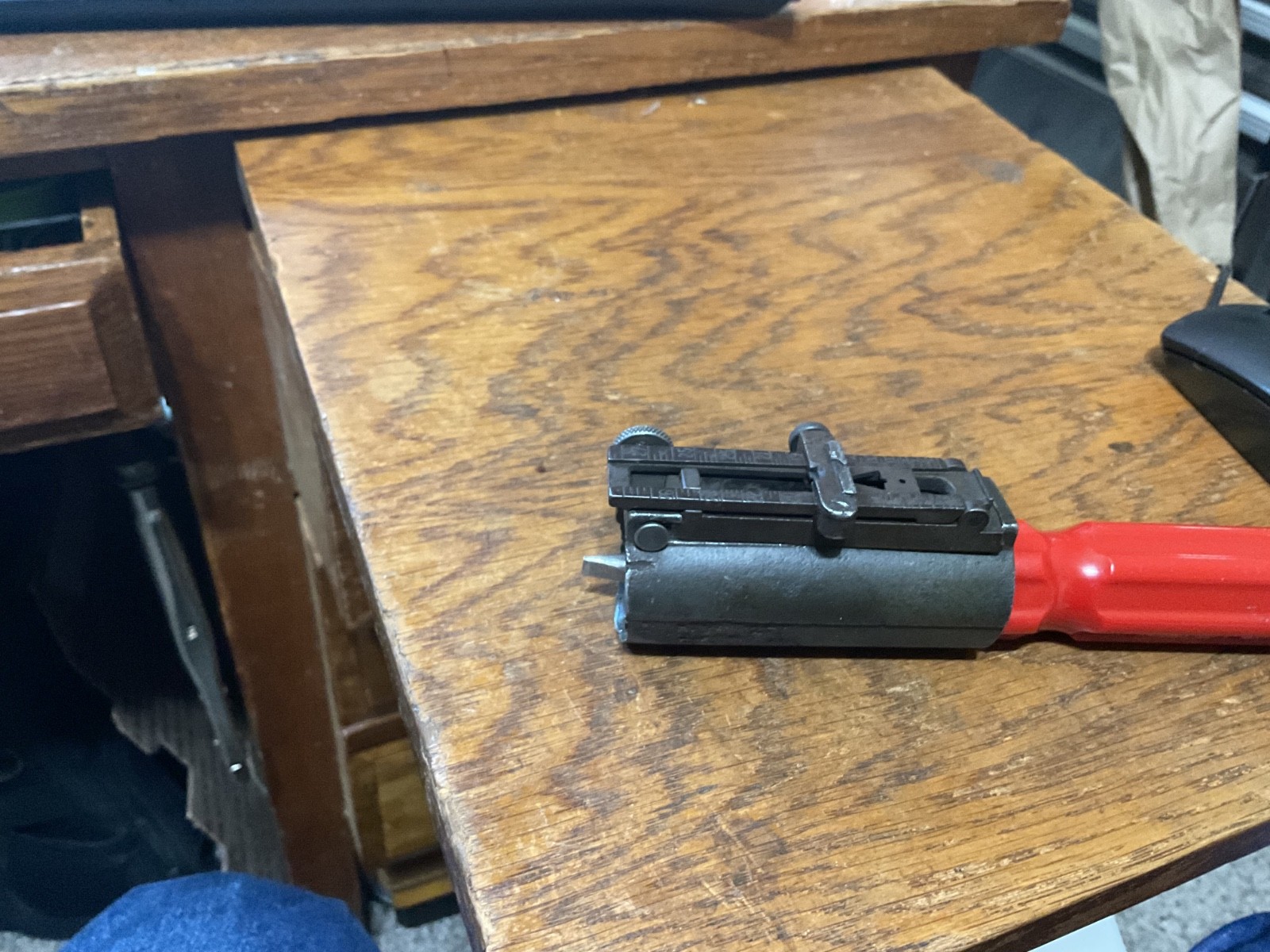 Springfield 1903 rear sight sleeve with functional sight