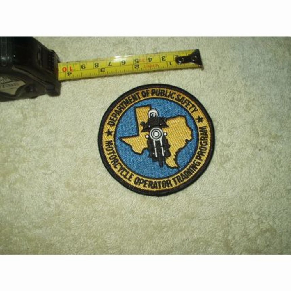 texas department of public safety motorcycle operator training program patch