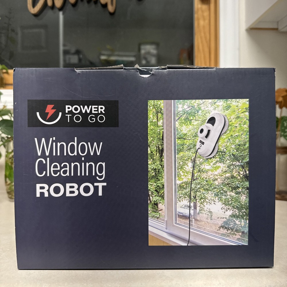 Power To Go Window Cleaning Robot NIB