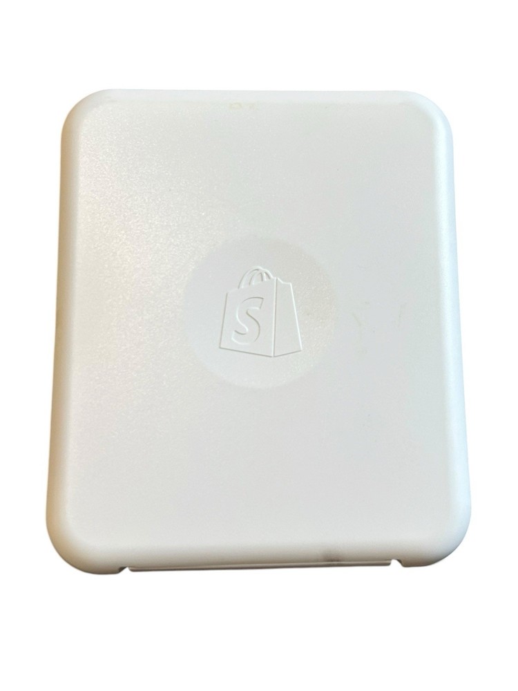 Shopify Chip & Swipe Card Reader POS Tested Powers On w/ Cord Case