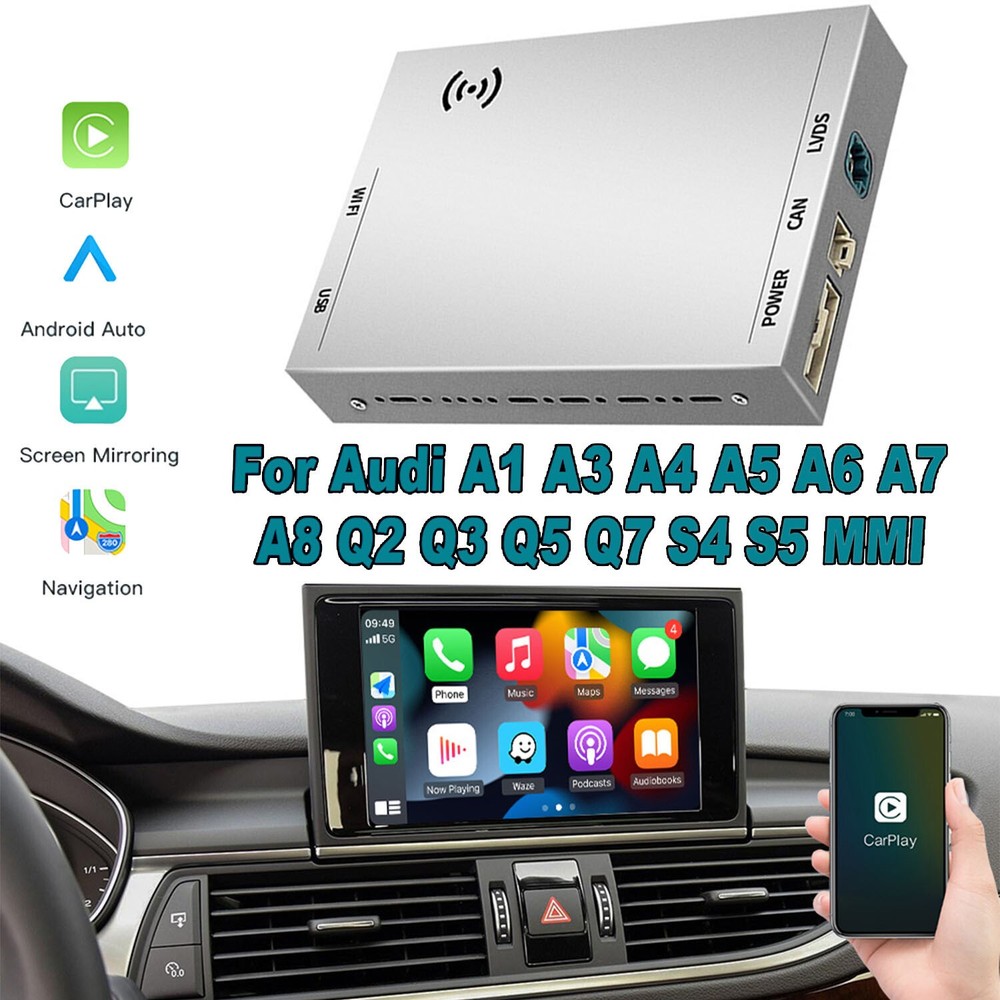 Wireless Wireless Carplay Android Auto For Audi A1 Q1 Canbus Box Decode Code